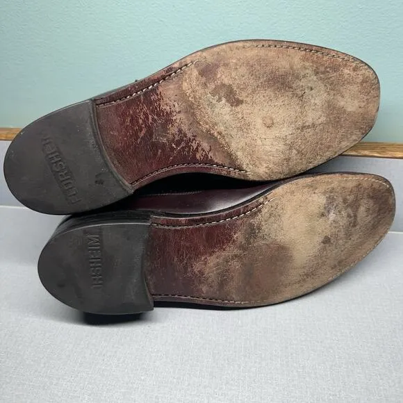 Men's Florsheim Imperial Kenmoor Longwing Oxfords Dress Shoes SZ 7.5 D Burgundy