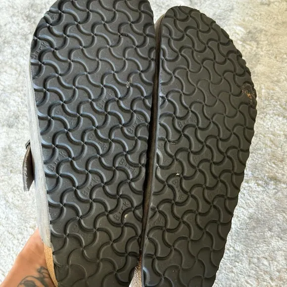Men's Gray Birkenstock Clogs
