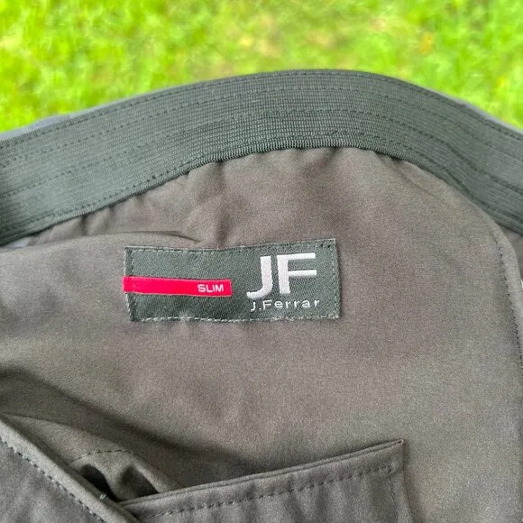 Men's JF J Ferrar 360 Washable Slim Fit Suit, Jacket &amp; Pants, Gray,  Size Large