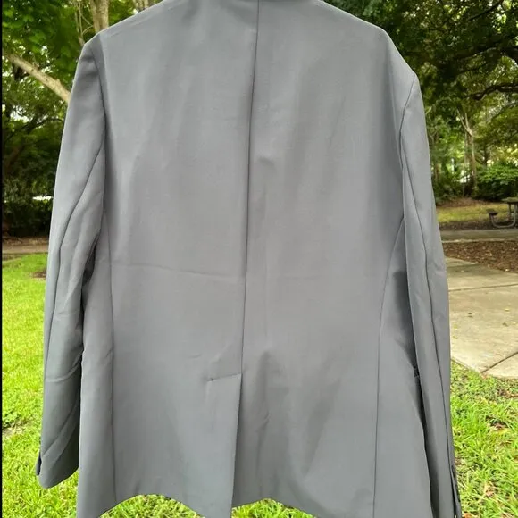 Men's JF J Ferrar 360 Washable Slim Fit Suit, Jacket &amp; Pants, Gray,  Size Large