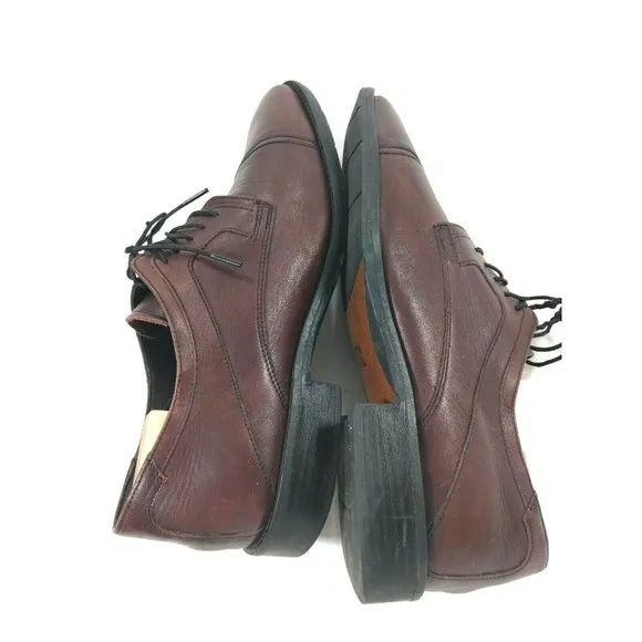 Men’s JOHNSTON &amp; MURPHY Brown Red Sheepskin 9 M
