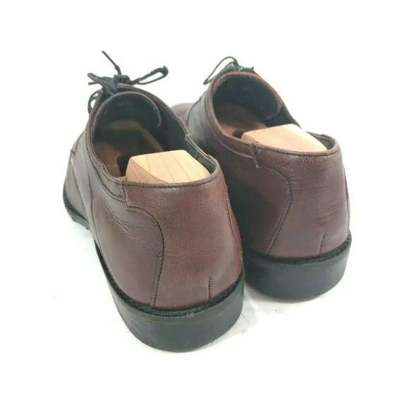 Men’s JOHNSTON &amp; MURPHY Brown Red Sheepskin 9 M