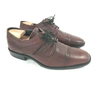 Men’s JOHNSTON &amp; MURPHY Brown Red Sheepskin 9 M