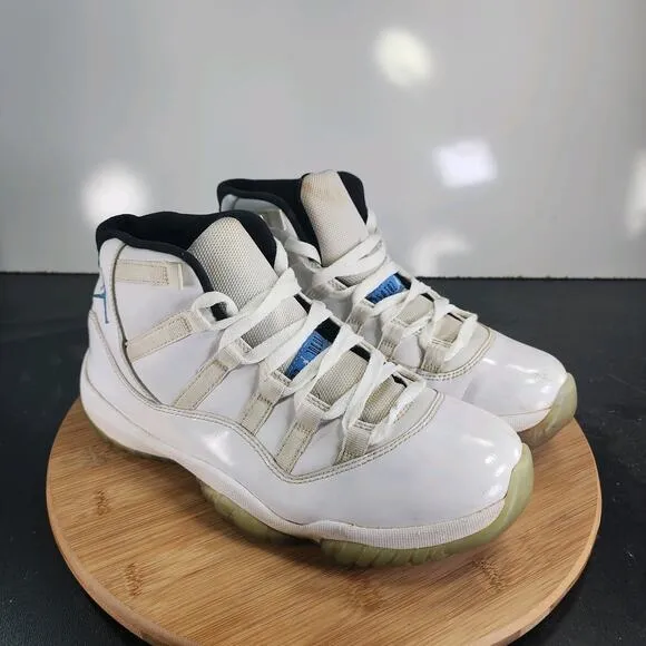 Men's Jordan Air Jordan 11 Sz 8 010901 Legend Blue White Basketball Shoes