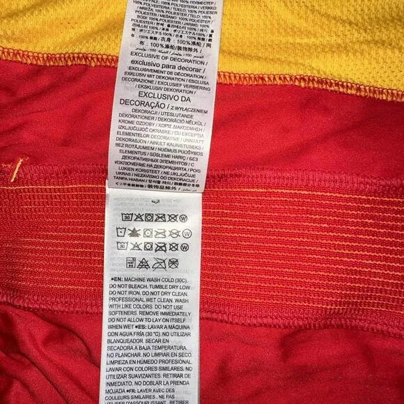Men's Nike Red/Gold Kansas City Chiefs Sideline Performance Shorts