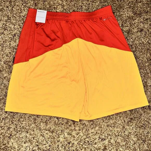 Men's Nike Red/Gold Kansas City Chiefs Sideline Performance Shorts