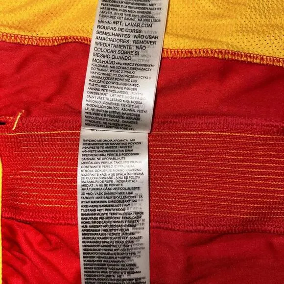 Men's Nike Red/Gold Kansas City Chiefs Sideline Performance Shorts