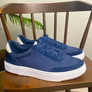 Men's Prague Dusk Blue Size 10.5 Wide Canvas and Suede
