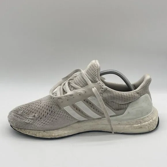 Mens Size 10 Adidas Ultra Boost 1.0 Triple White HQ4202 Running Shoes Sneakers