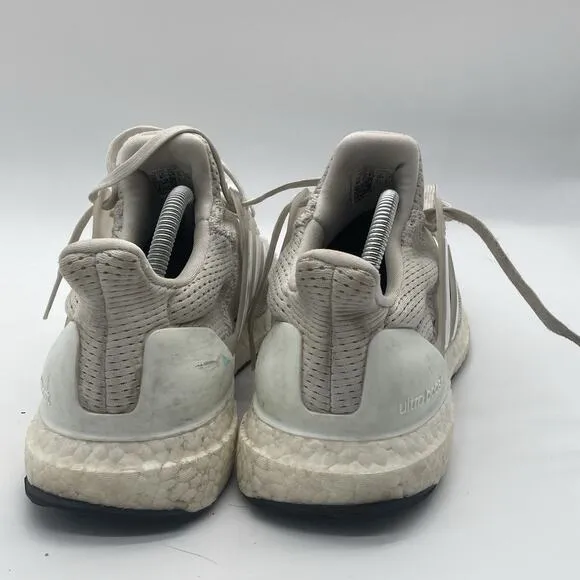 Mens Size 10 Adidas Ultra Boost 1.0 Triple White HQ4202 Running Shoes Sneakers