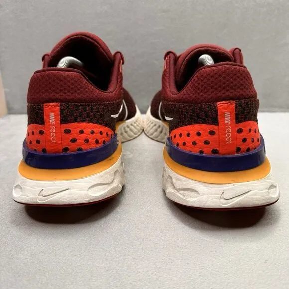 Mens Size 12 Nike React Infinity Run Flyknit 3 Shoe Dark Beetroot Running