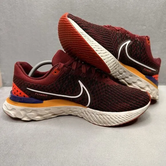 Mens Size 12 Nike React Infinity Run Flyknit 3 Shoe Dark Beetroot Running