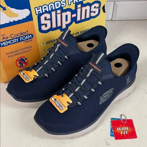Men's Slip-ins- Summits - High Range Casual Sneakers from Finish Line 9 Wide NWT