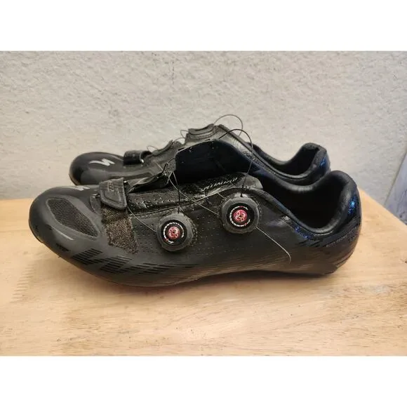 Mens Specialized S-Works Road Carbon Cycling Shoes Click Size 11.75