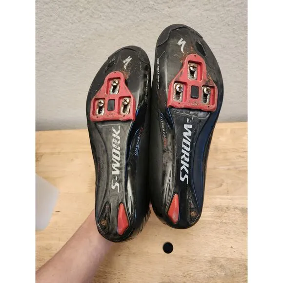 Mens Specialized S-Works Road Carbon Cycling Shoes Click Size 11.75