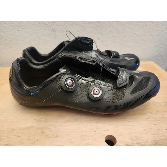 Mens Specialized S-Works Road Carbon Cycling Shoes Click Size 11.75