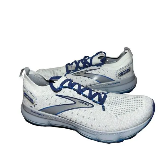 Men’s brooks glycerin 20 stealth athletic running shoes size 9 blue