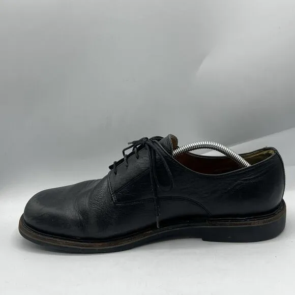 Mephisto Air Relax Cap Toe Size 11 Black Leather Oxfords Goodyear Caoutchouc