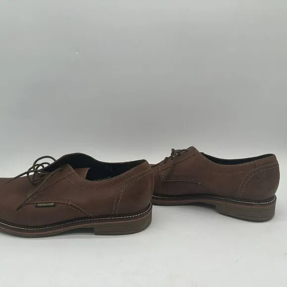 Mephisto AirRelax Brown Leather Cap Toe Oxfords Size 10.5 US Dress Shoes