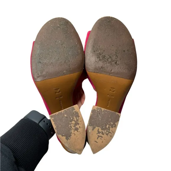 Mercedes Castillo | Izar High Asymmetrical Sandal in Fuschia Pink Suede 39