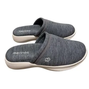 Merinos Slippers Clog Mules Women’s 10 EU 40 Gray Australian Wool Chunky Comfort
