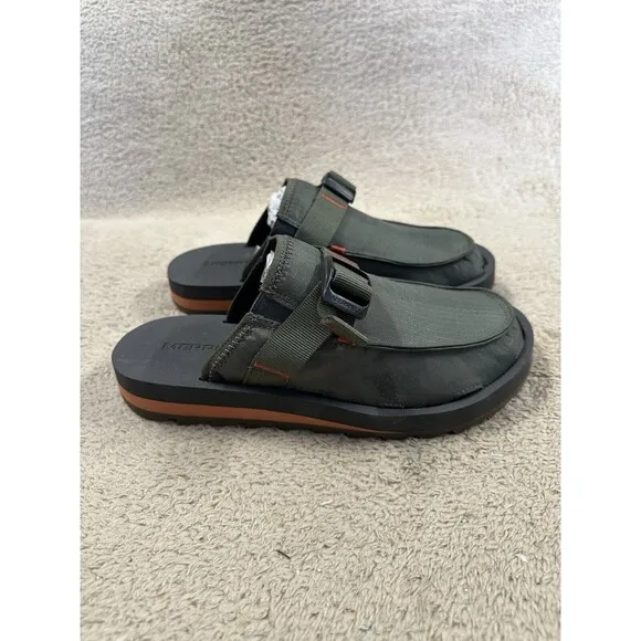 Merrell Alpine Clogs Unisex Slip-On Shoes Olive Green Men’s Size 8 Women’s Sz 10