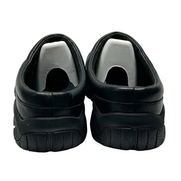 MERRELL Encore Nova 4 Leather Clogs Mules Slip On Black Womens Sz 10.5