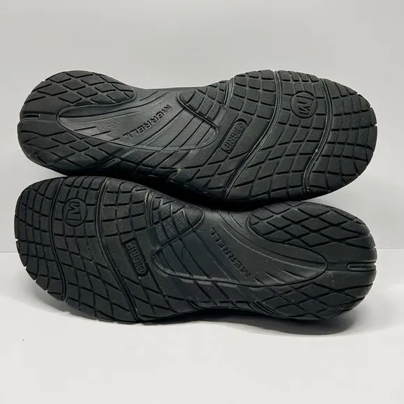 MERRELL Encore Nova 4 Leather Clogs Mules Slip On Black Womens Sz 10.5