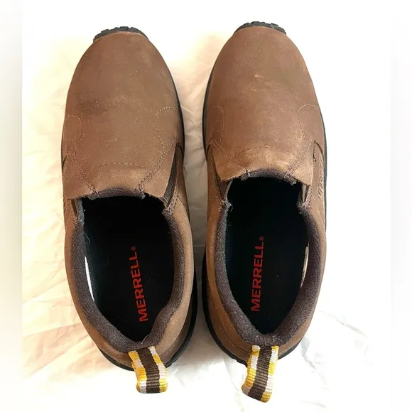 Merrell Jungle Moc Nubuck Bracken Brown Slip on Clog sz 7,5
