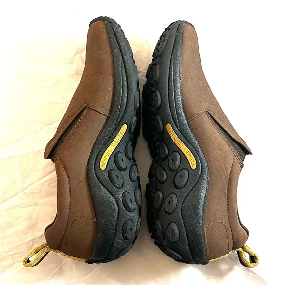 Merrell Jungle Moc Nubuck Bracken Brown Slip on Clog sz 7,5
