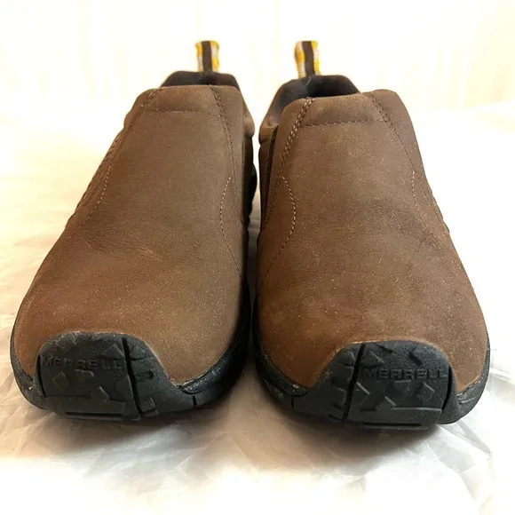 Merrell Jungle Moc Nubuck Bracken Brown Slip on Clog sz 7,5