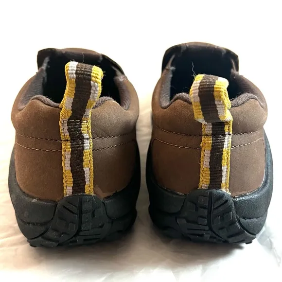 Merrell Jungle Moc Nubuck Bracken Brown Slip on Clog sz 7,5