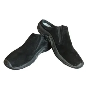 Merrell Jungle Slide Midnight Mens Suede Slip-On Shoes Comfort Performance Black