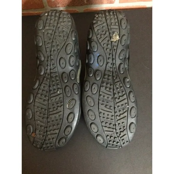 Merrell Jungle Slide Midnight Mens Suede Slip-On Shoes Comfort Performance Black