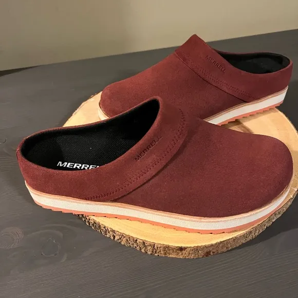 Merrell Juno Suede Clogs NEW