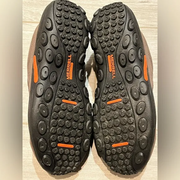 Merrell Men's Jungle Leather Slip-On Shoe in Dark Earth - size 9