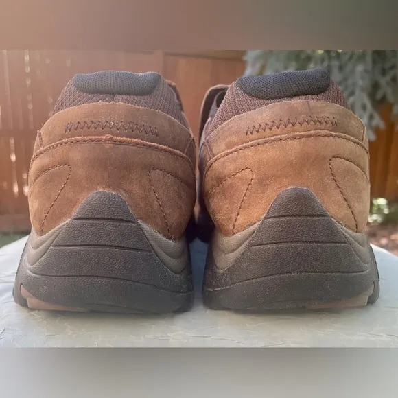Merrell Moab Adventure Moc All-terrain Brown Leather Loafer J91837 Sz 11.5 Wide