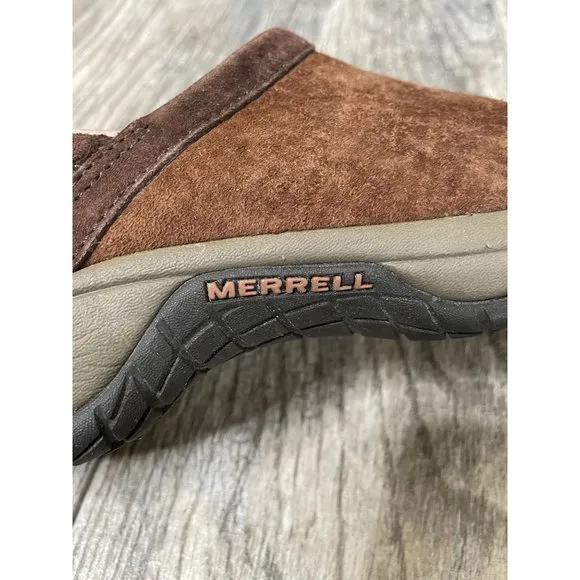 MERRELL ORTHOLITE Encore Adam in Dark Earth Performance Slip On size 8