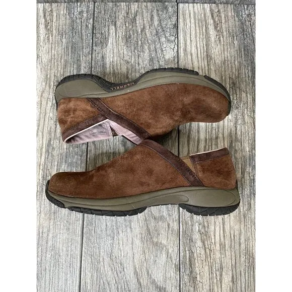 MERRELL ORTHOLITE Encore Adam in Dark Earth Performance Slip On size 8