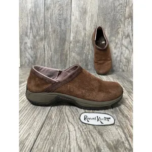 MERRELL ORTHOLITE Encore Adam in Dark Earth Performance Slip On size 8