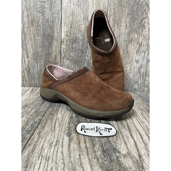 MERRELL ORTHOLITE Encore Adam in Dark Earth Performance Slip On size 8