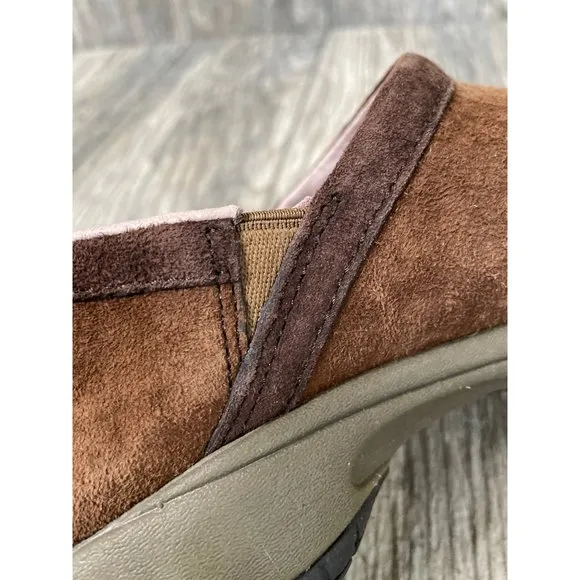 MERRELL ORTHOLITE Encore Adam in Dark Earth Performance Slip On size 8
