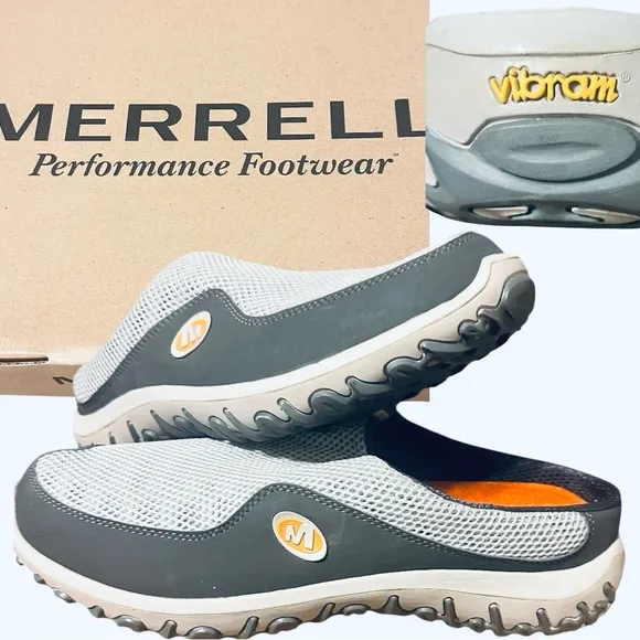 MERRELL SLATE GRAY SONIC SEA SLIDE NEW IN BOX SIZE 11 SHOES