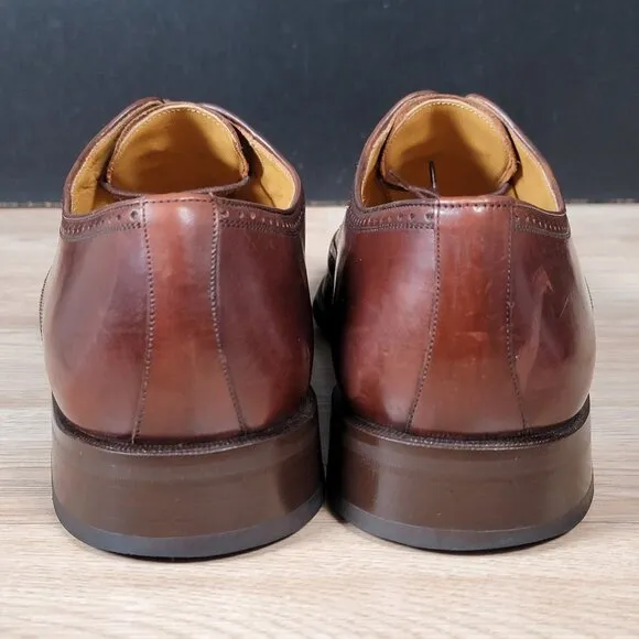 Mezlan Nicola Oxfords Shoes Mens Size 12 M Brown Leather Cap Toe Brogue Spain