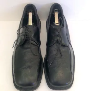 Mezlan 'Picasso' Square Toe Black Leather Oxfords Men's Size 11.5