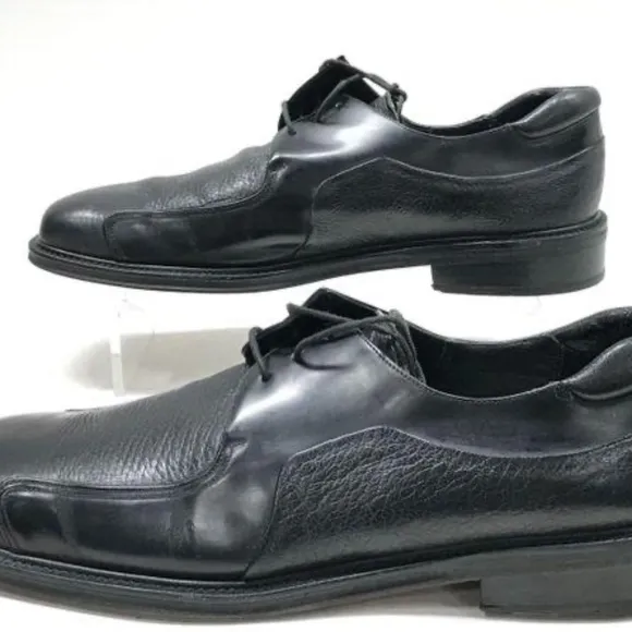 Mezlan 'Picasso' Square Toe Black Leather Oxfords Men's Size 11.5