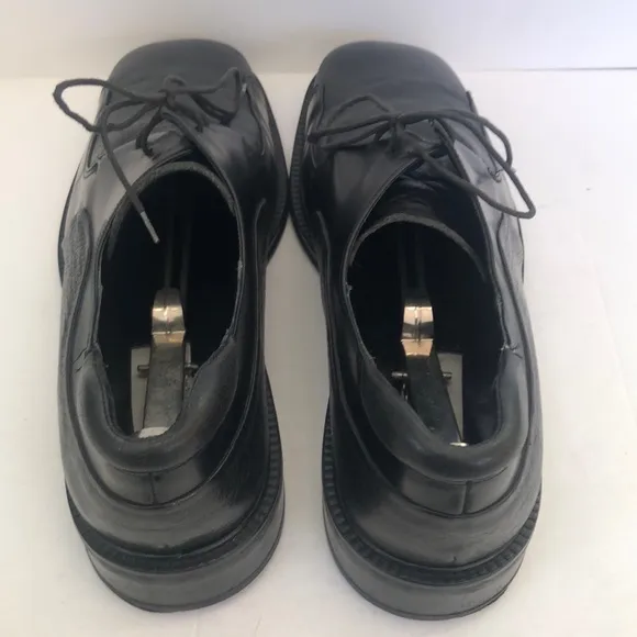 Mezlan 'Picasso' Square Toe Black Leather Oxfords Men's Size 11.5