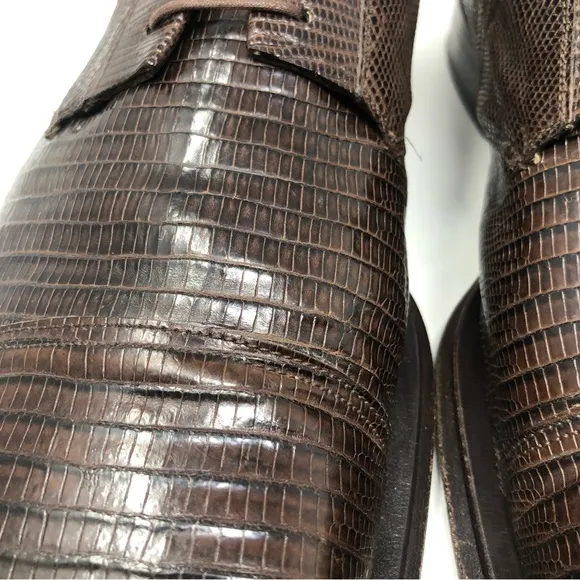 Mezlan Platinum Genuine Leather Brown Oxfords