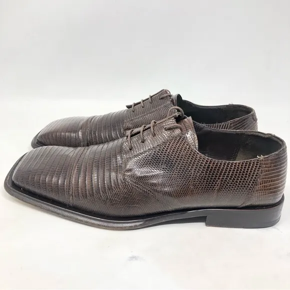 Mezlan Platinum Genuine Leather Brown Oxfords