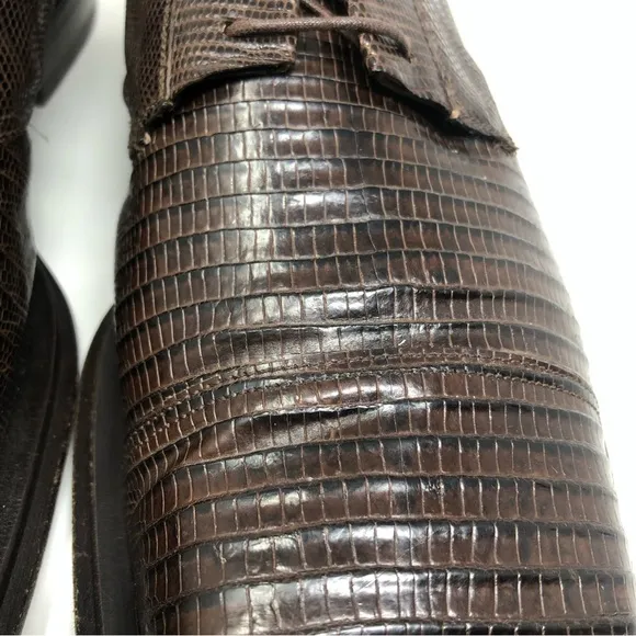 Mezlan Platinum Genuine Leather Brown Oxfords